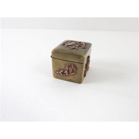 japanese mixed metal pill box|japanese medicine box 4.